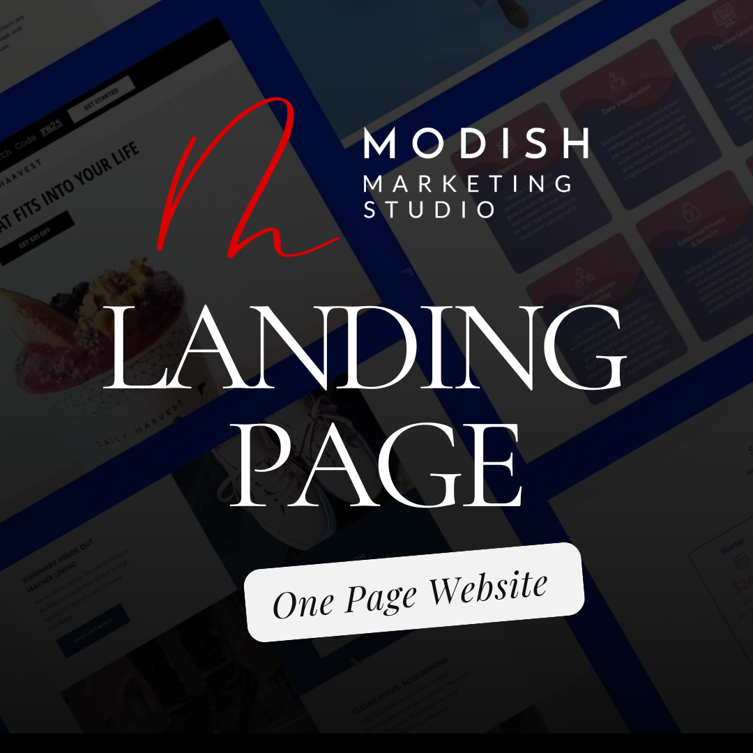 Landing Page & E-Commerce Setup Development