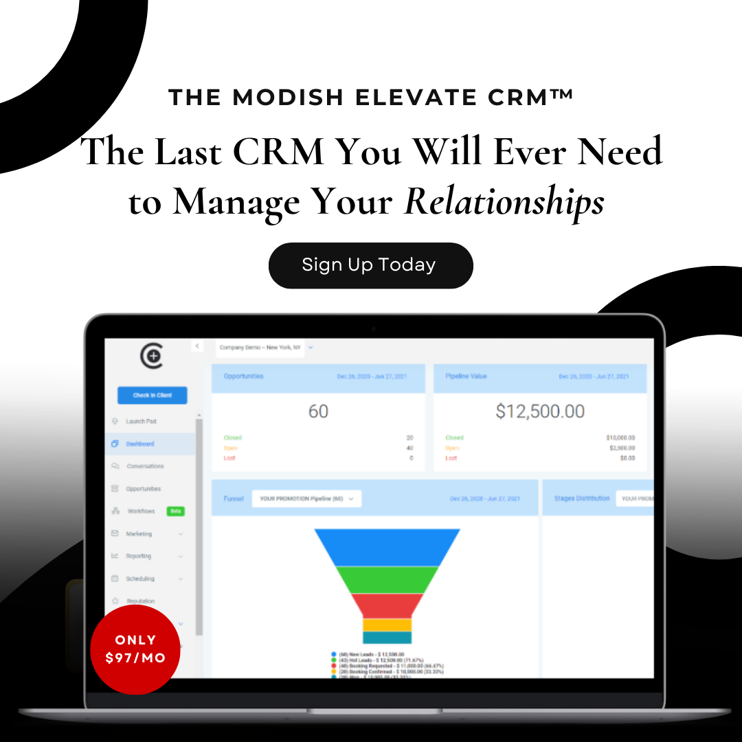 Elevate CRM™ (Client Relationship Management) - [ Set Up Only ]